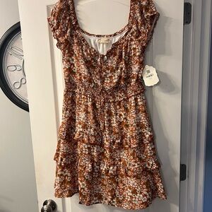NWT Altar’d State ruffle dress size L